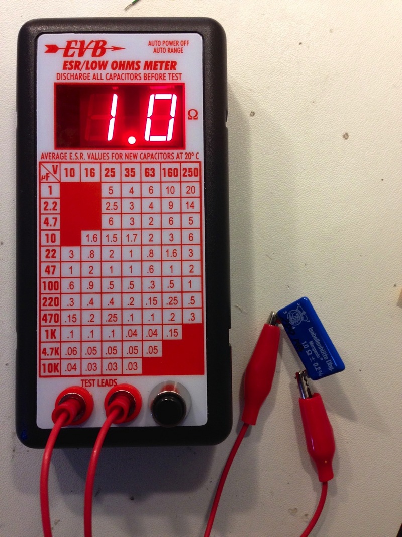 Blue Esr Meter Chart