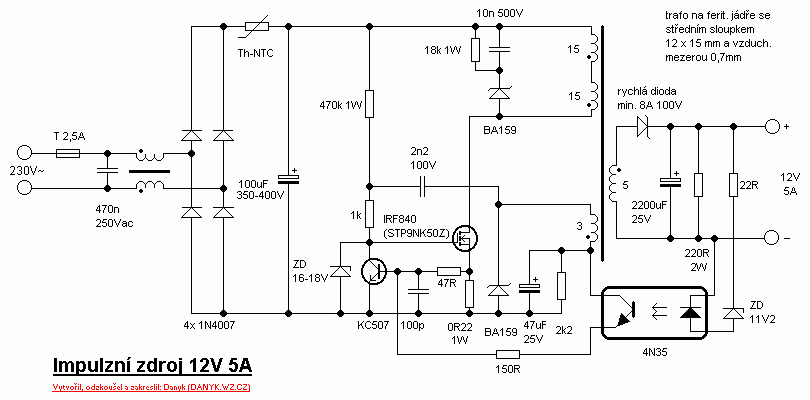 Схема блока питания behringer фото 302