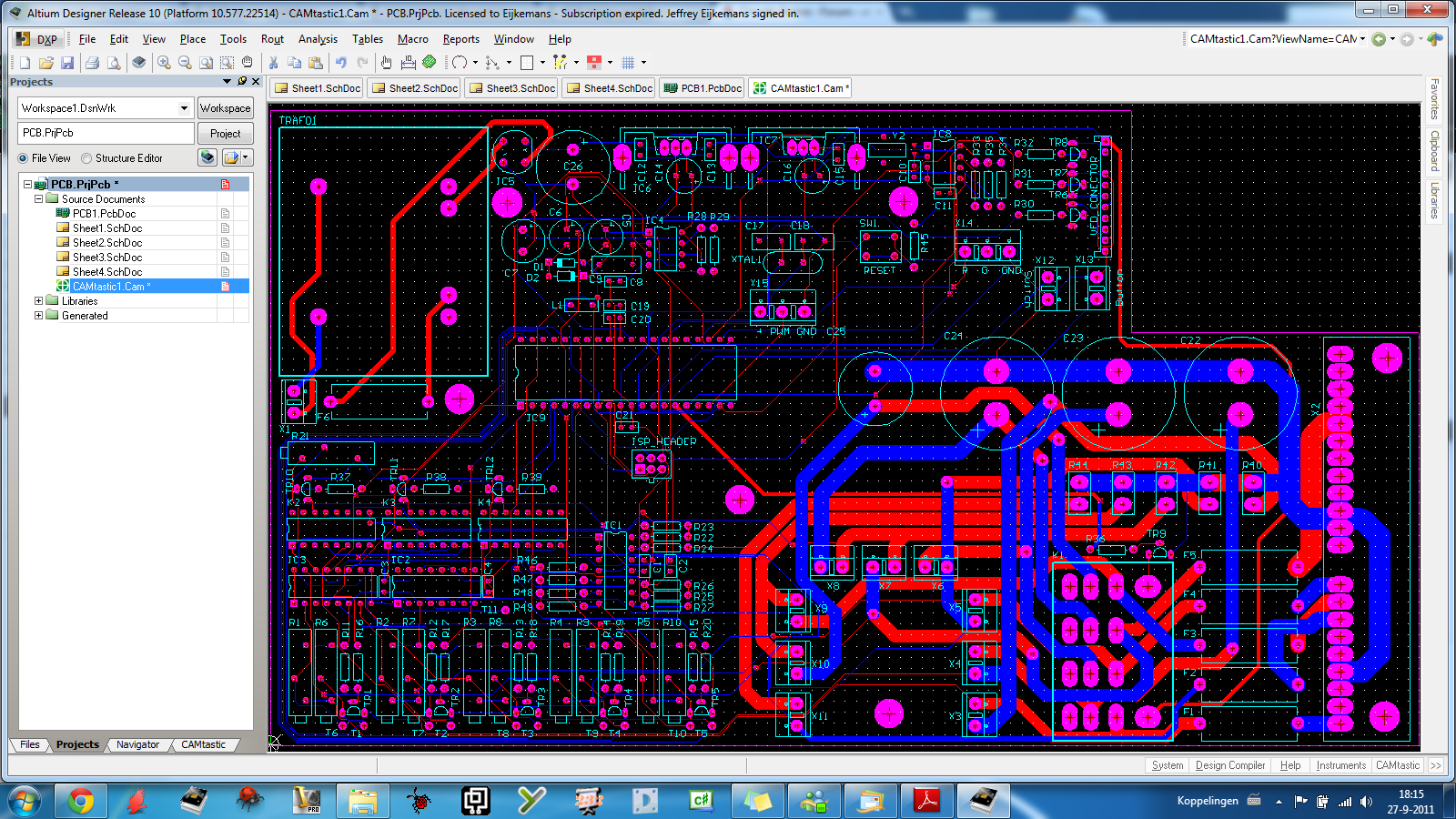 Altium designer проект