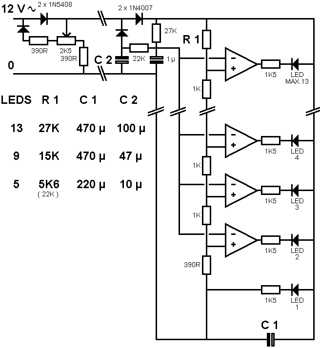skema diagram mic ic lm324n - Penggunaan Praktis dari Lm324N...