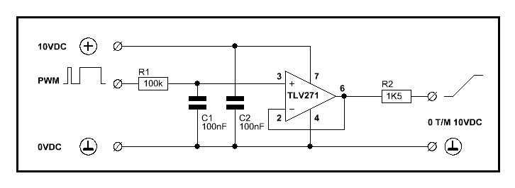 Pwm to voltage схема