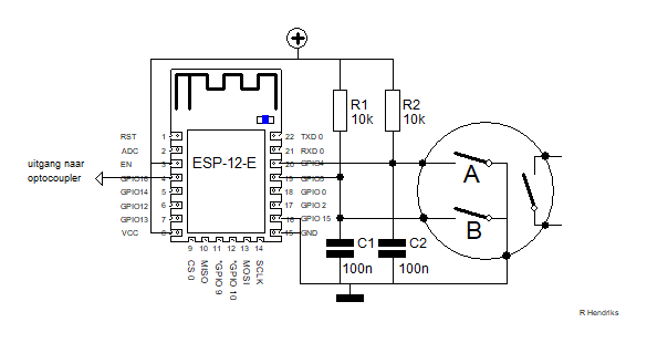 Esp-12 i.c.m Rotary encoder - Let's Control It